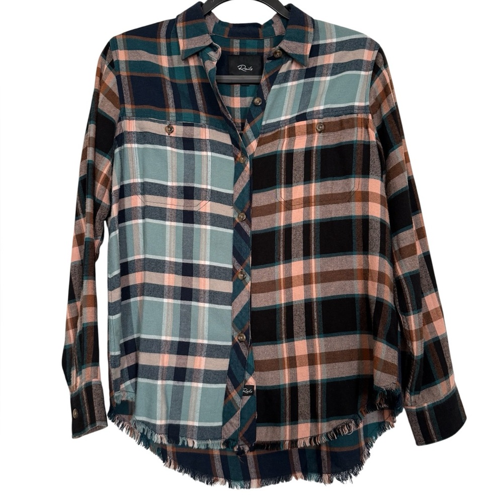 Rails Brando “Heathrow” Mixed Plaid Button-Up Shirt – Size XS